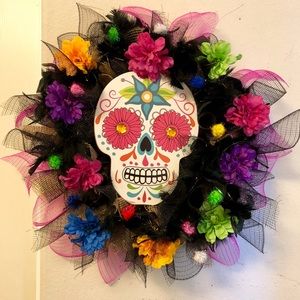 Dia de los muertos wreath